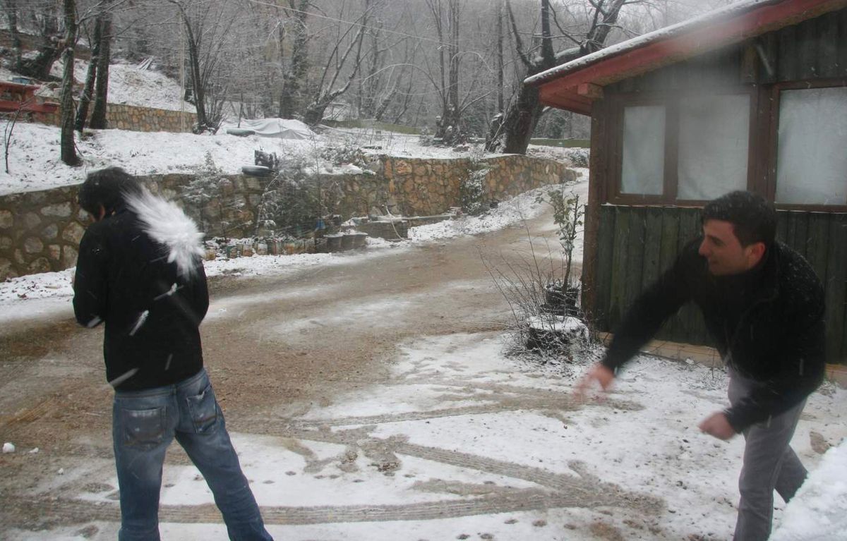 Kartepe\'de Kar Sevinci