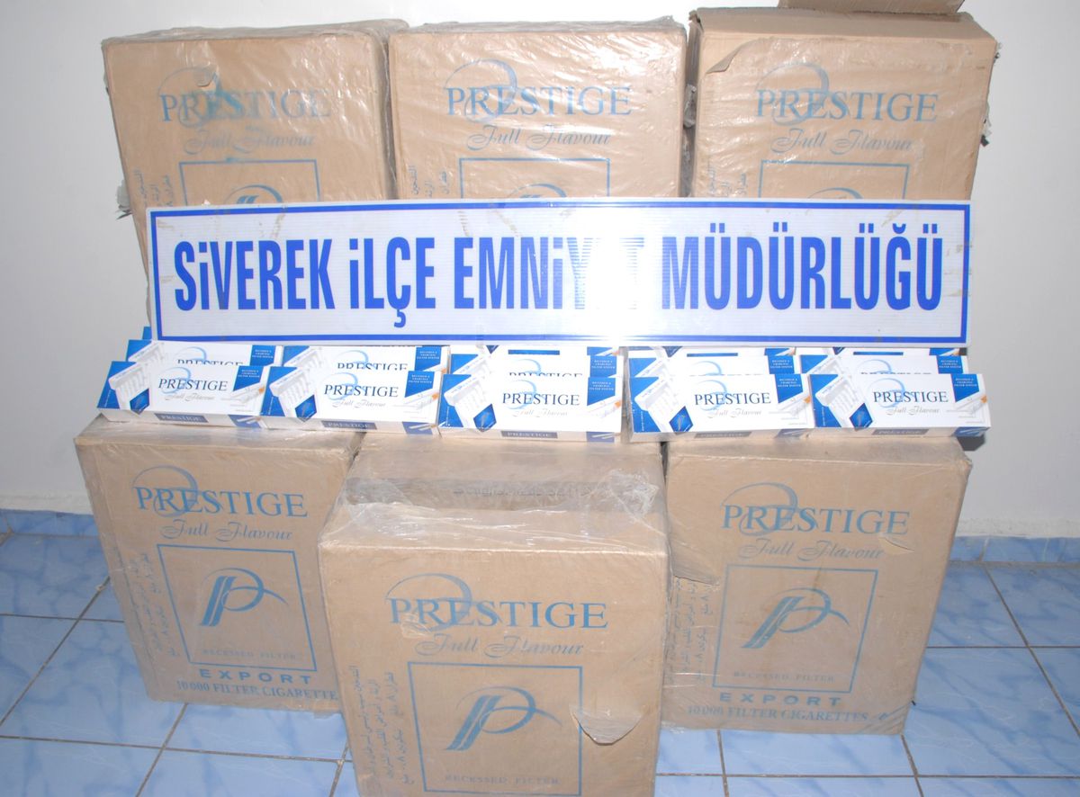 Siverek\'te Çok Sayıda Kaçak Sigara Ele Geçirildi