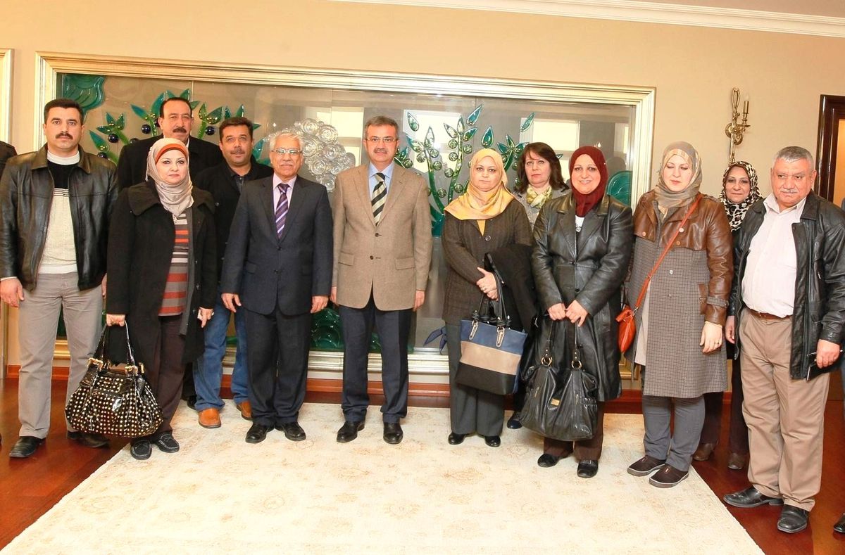 Başkan Köşker Iraklı Konuklarını Ağırladı