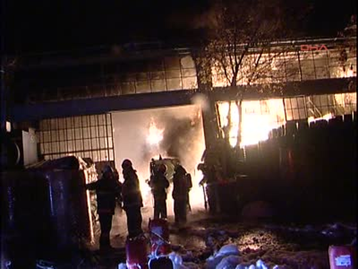 Beylikdüzü\'nde Fabrika\'da Yangın Kamera.