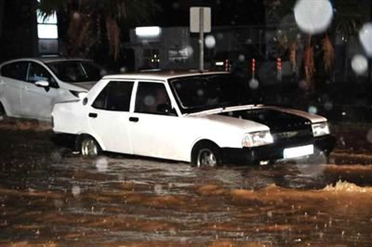 Bodrum Yağışa Teslim Oldu