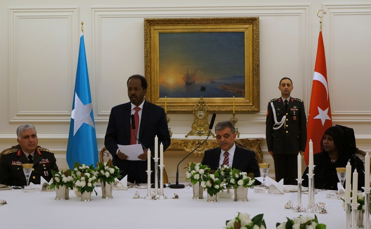 Cumhurbaşkanı Gül, Somali Cumhurbaşkanı Mahmud Onuruna Yemek Verdi
