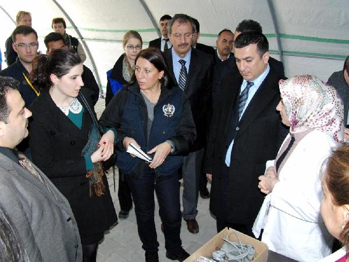 Dünya Sağlık Örgütü Heyeti Çadır Kentte