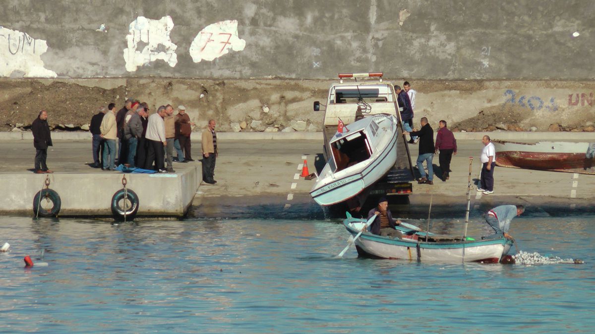 Karayel Fırtınasında Batan Tekneler