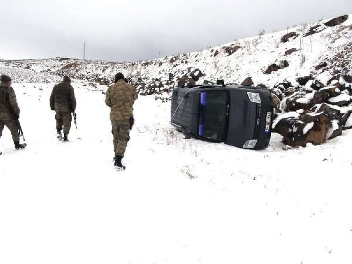 Kars Kar Yağışıkazalara Neden Oldu, 1 Ölü