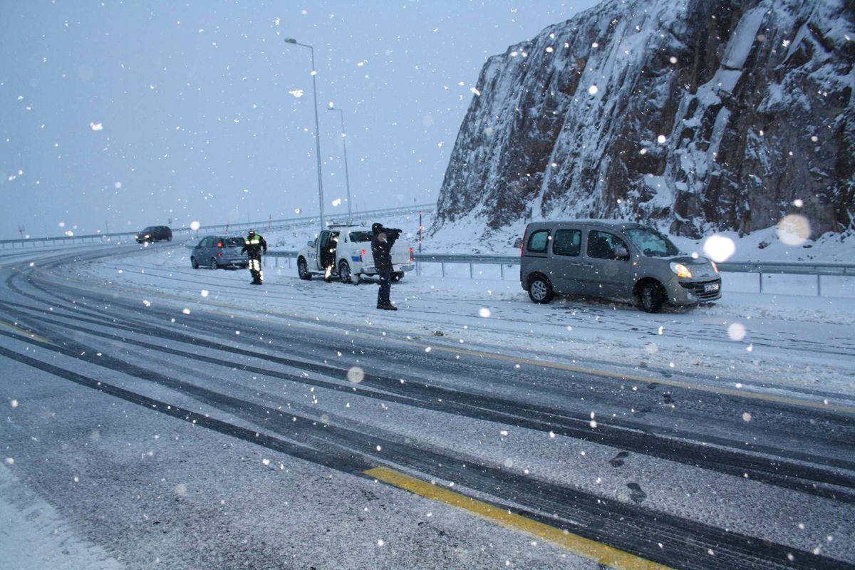Kayseri\'ye Kara Kış Erken Geldi