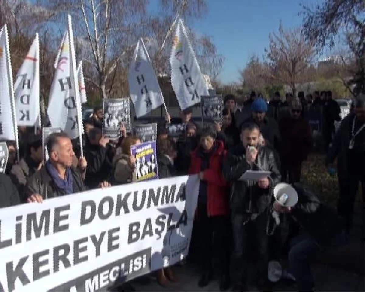 TBMM Önünde Dokunulmazlık Protestosu