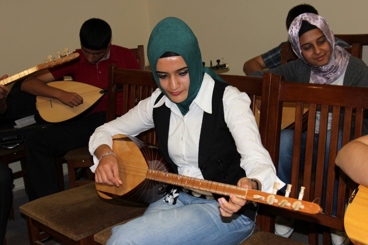 Bağlama Kurslarına Büyük İlgi