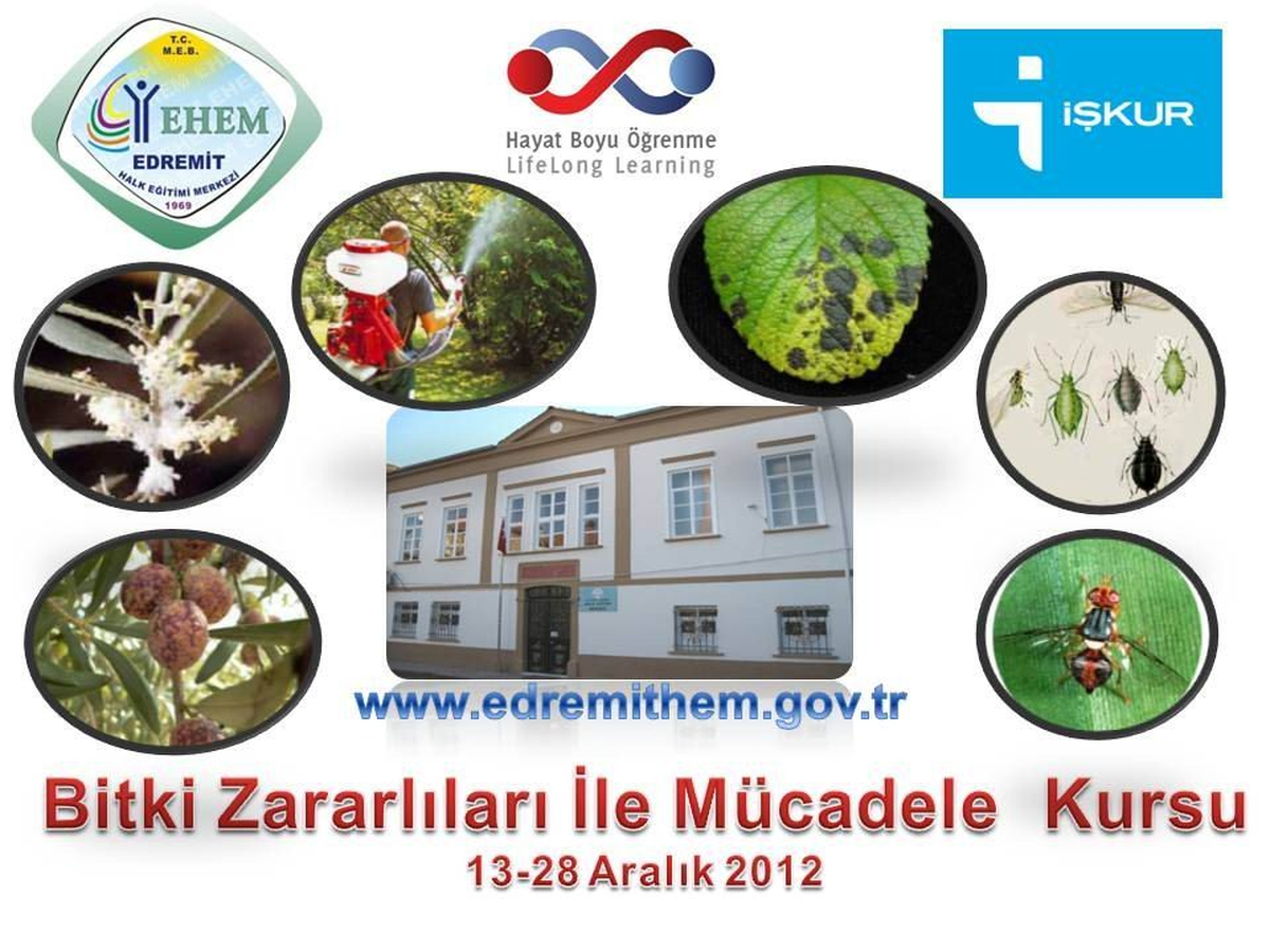 Edremit'te Bitki Zararlıları ile Mücadele Kursu