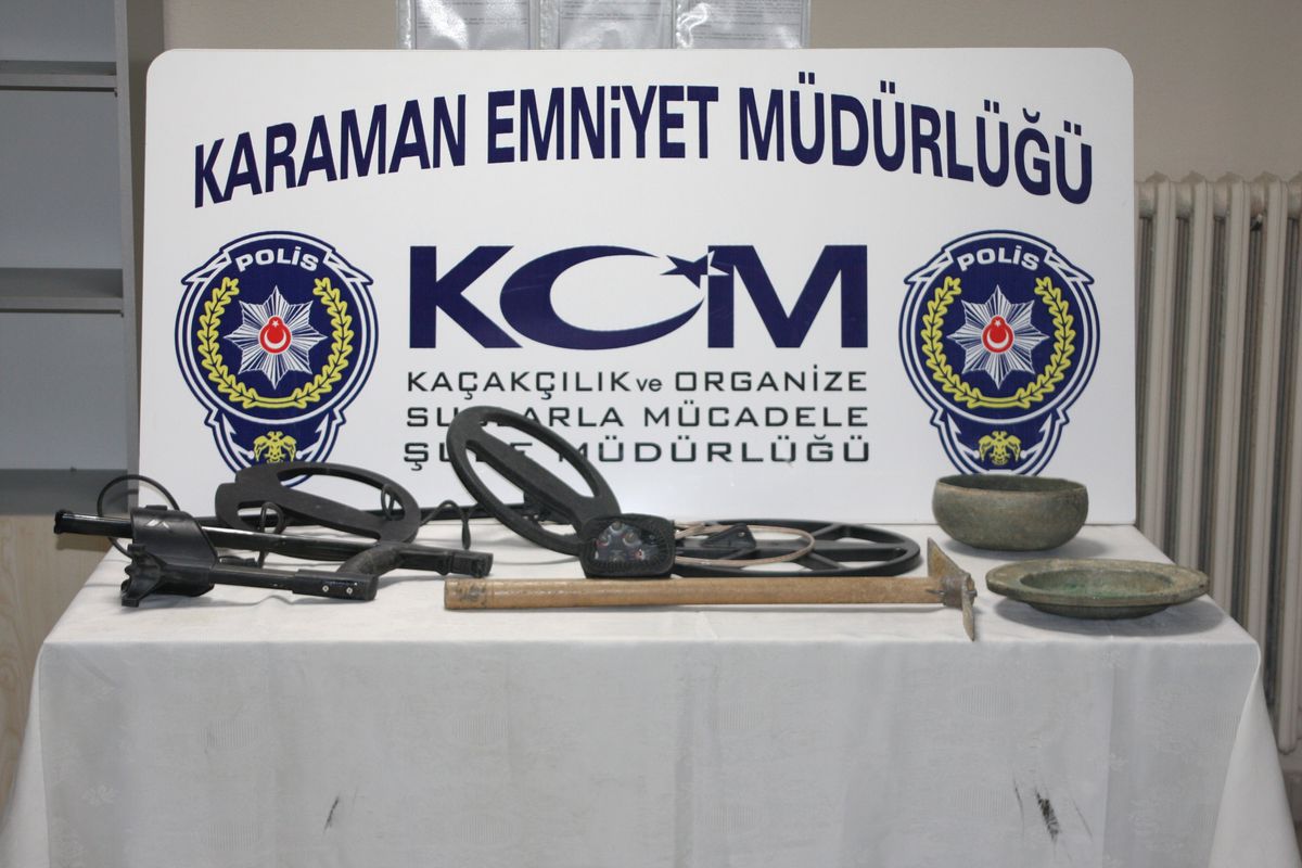 Karaman\'da Tarihi Eser Operasyonu