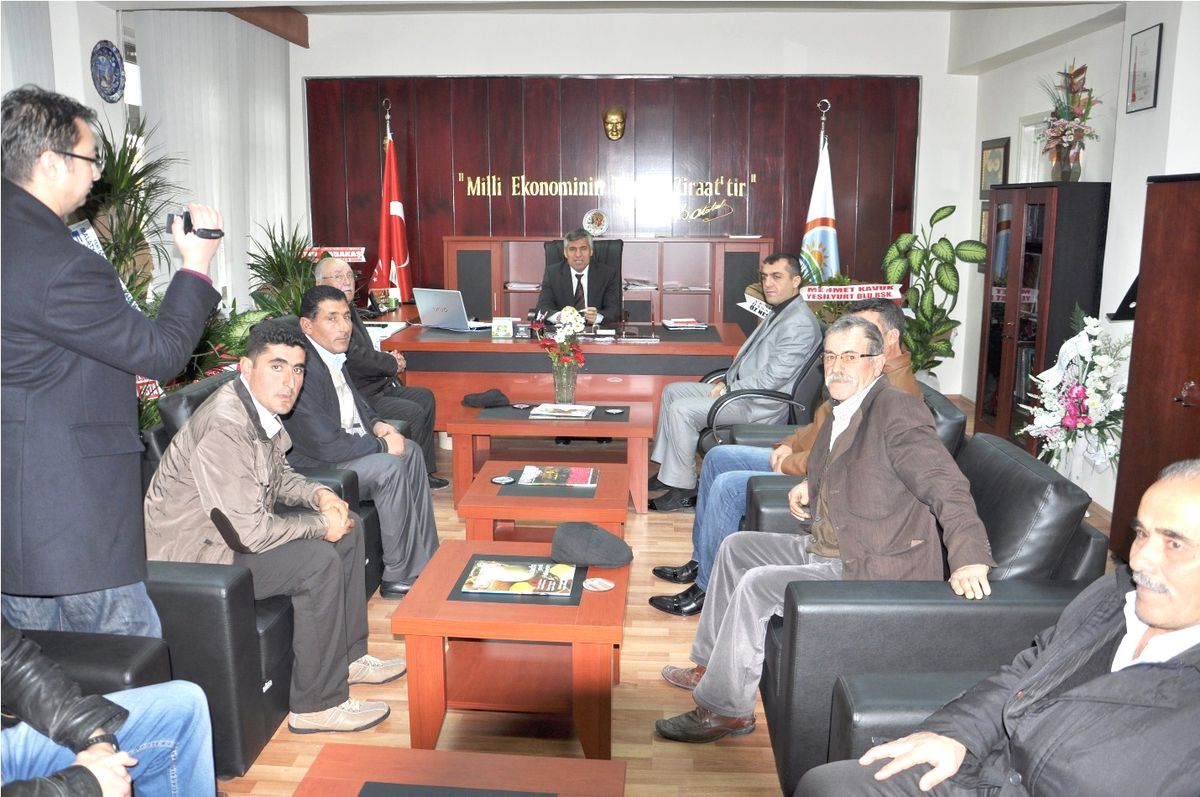 Koyun Keçi Yetiştiricileri Birliği, Tarım Müdürünü Ziyaret Etti