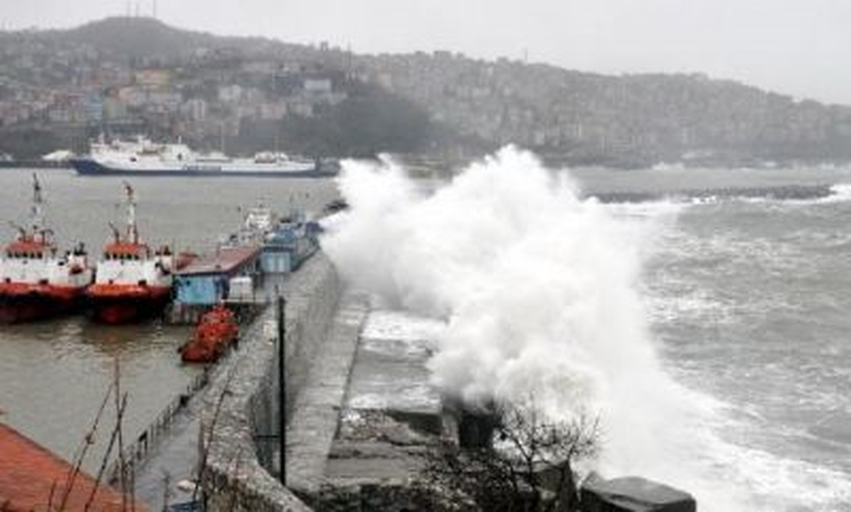 Zonguldak\'taki Fırtına