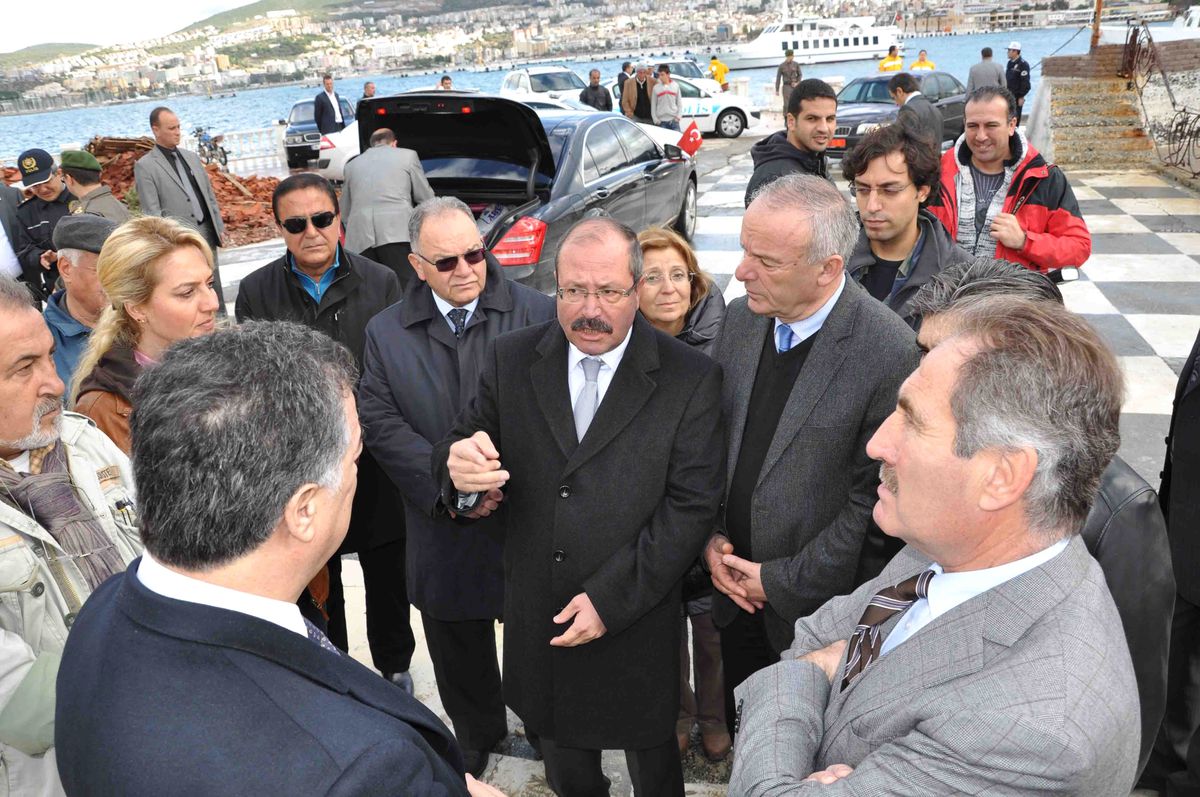 Bakan Günay\'dan Güvercinada\'ya Ziyaret