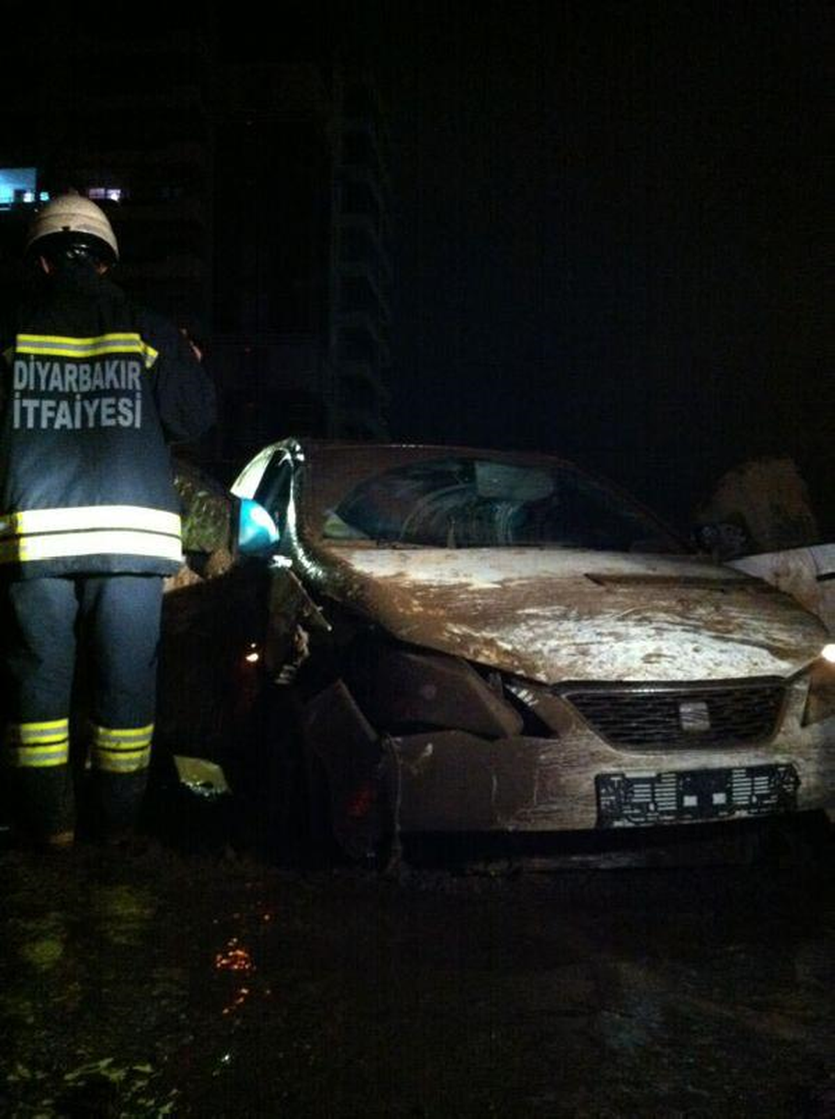 \'Dur\' İhtarına Uymayan Sürücünün Otomobili Takla Attı