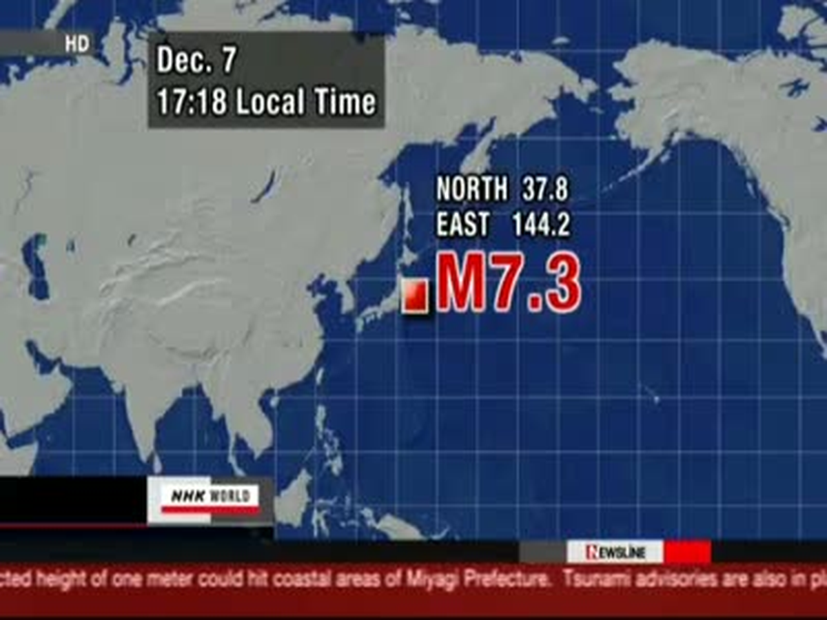 Japonya\'da 7,3 Büyüklüğünde Deprem
