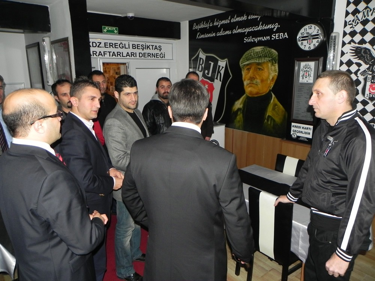 Kaymakam Malğaç\'tan Beşiktaş Taraftarlar Derneğine Ziyaret