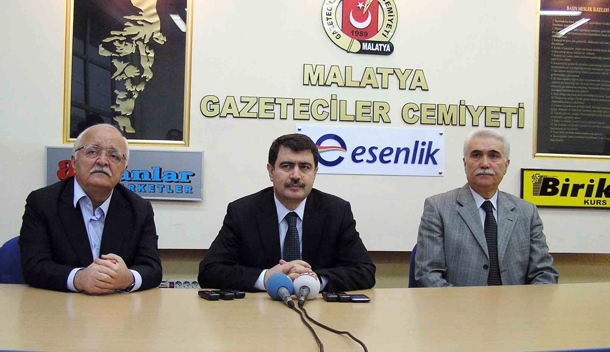 Malatya Valisi Şahin, Gazeteciler Cemiyeti\'ni Ziyaret Etti