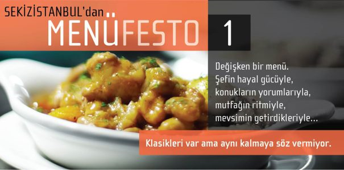 Sekizİstanbul\'dan Menüfesto