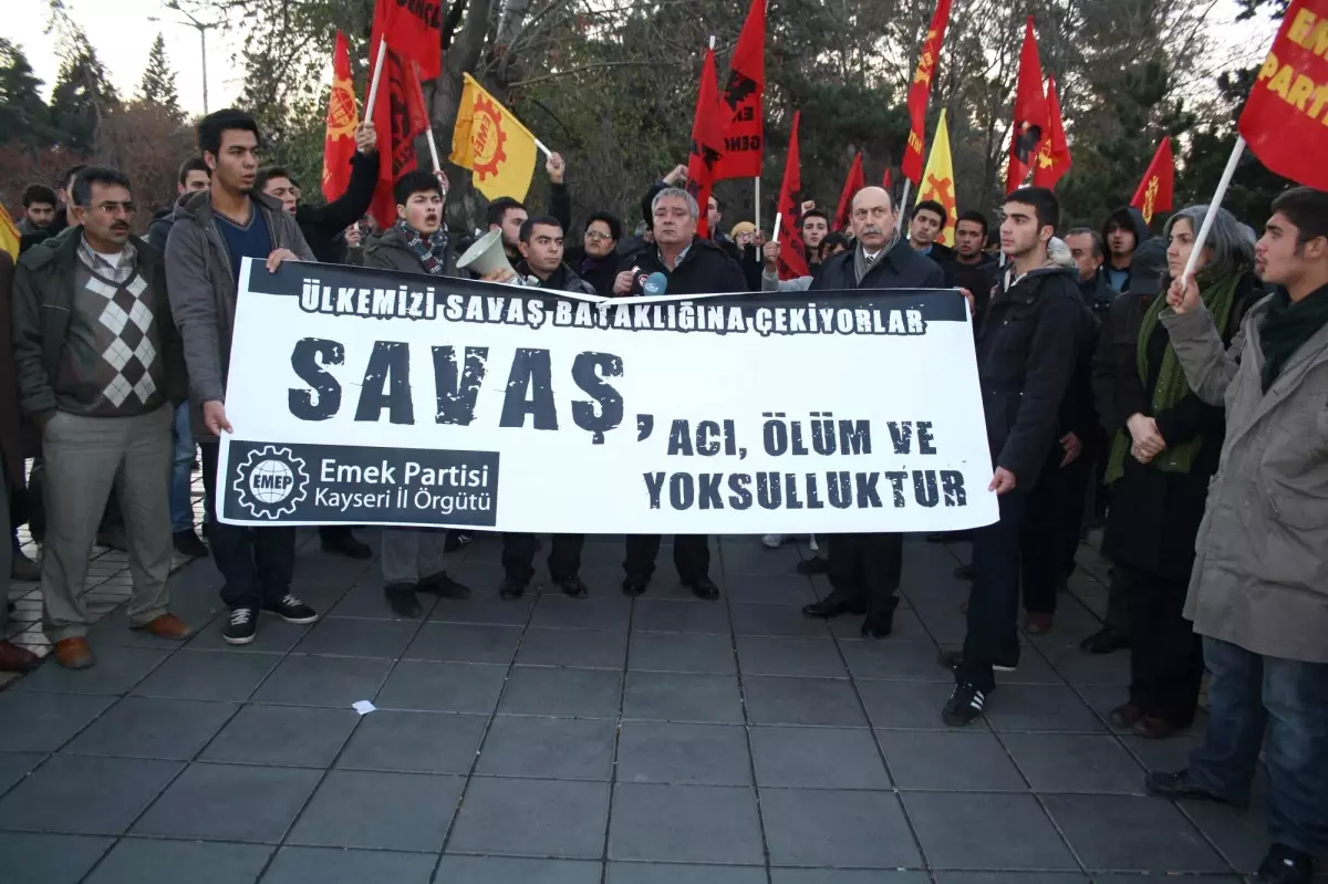 Emep Patriot Füzelerine Karşı Eylem Yaptı