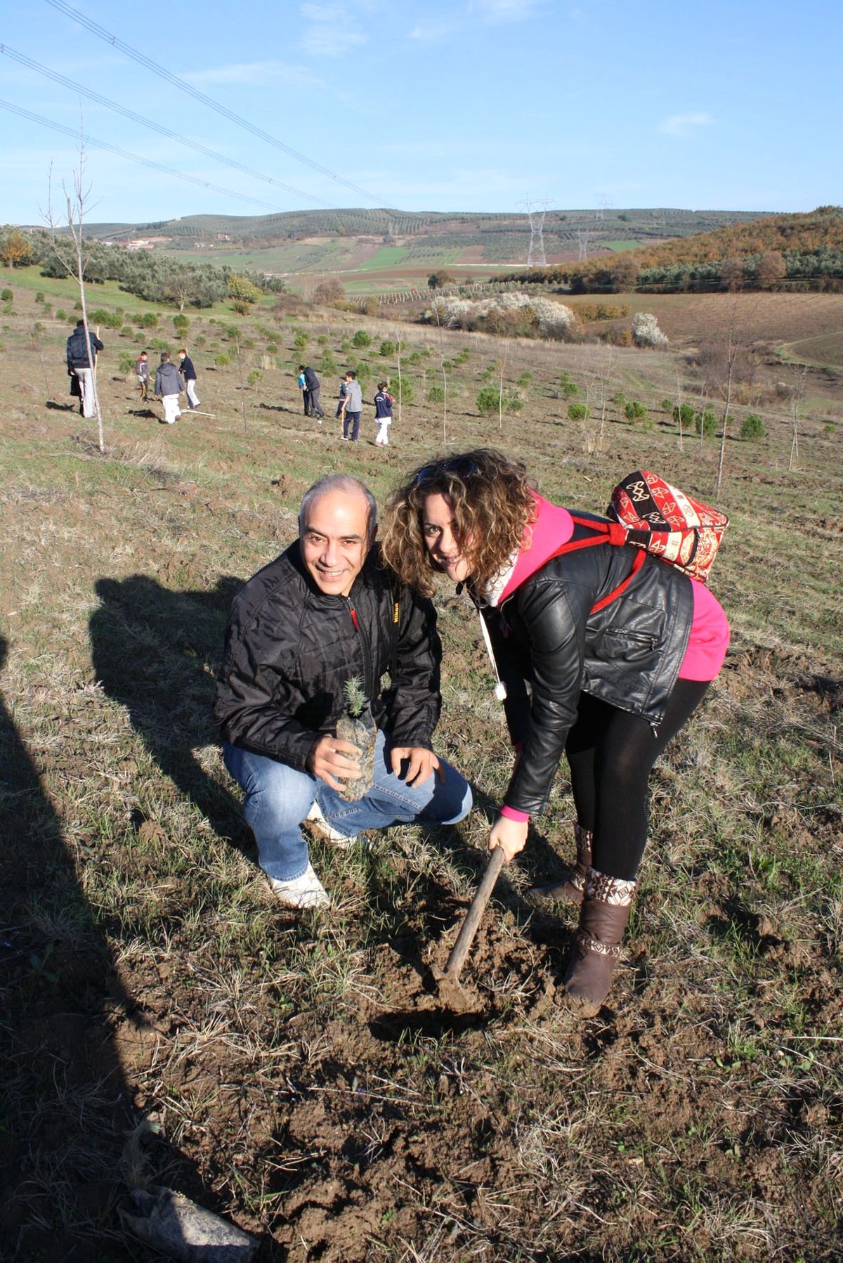 Tekvandocular Orman İçin Fidan Dikti