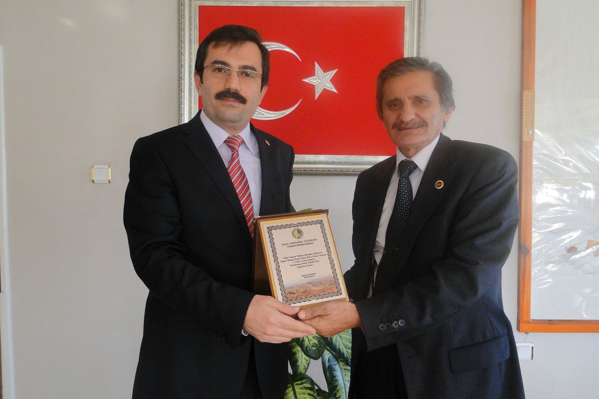 Günebakan Belediye Başkanın\'dan Uzunkaya\'ya Ziyaret Etti