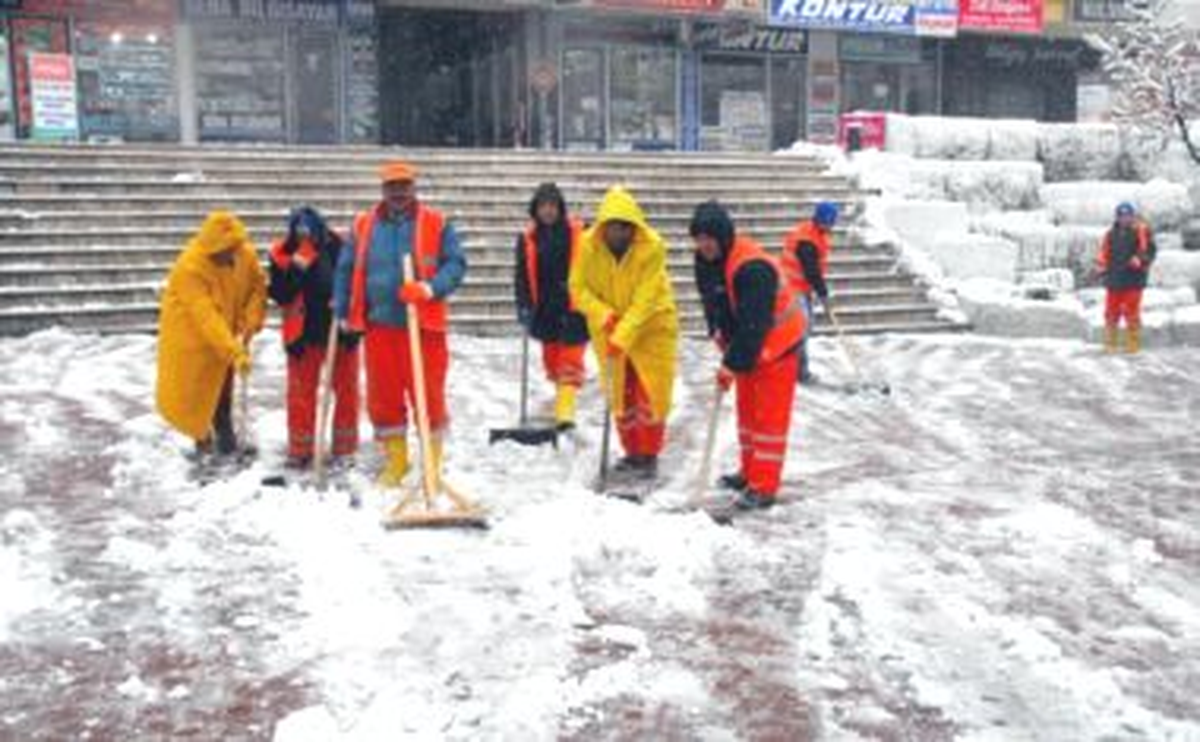 Isparta\'da Kar Yağışı
