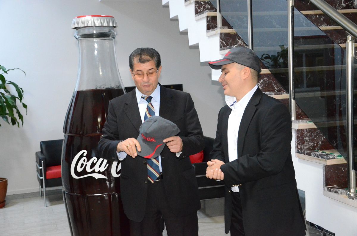 Kaymakam Doğan\'dan Coca Cola Fabrikası\'na Ziyaret