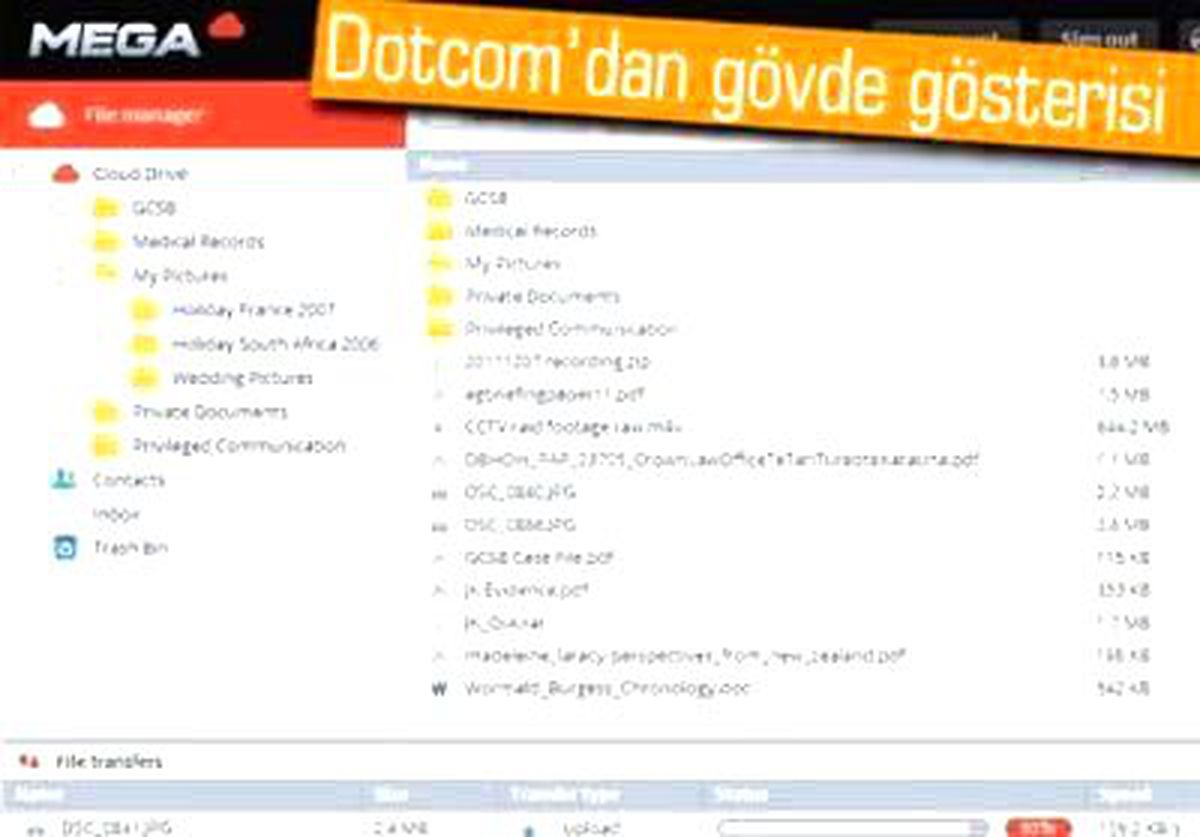 Megaupload\'un Varisi Göründü