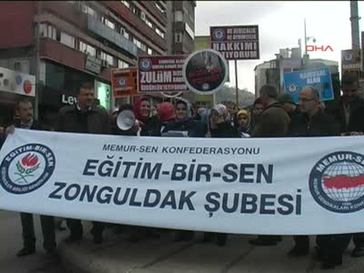 Zonguldak Kamuda Başörtüsüne Özgürlük Eylemi
