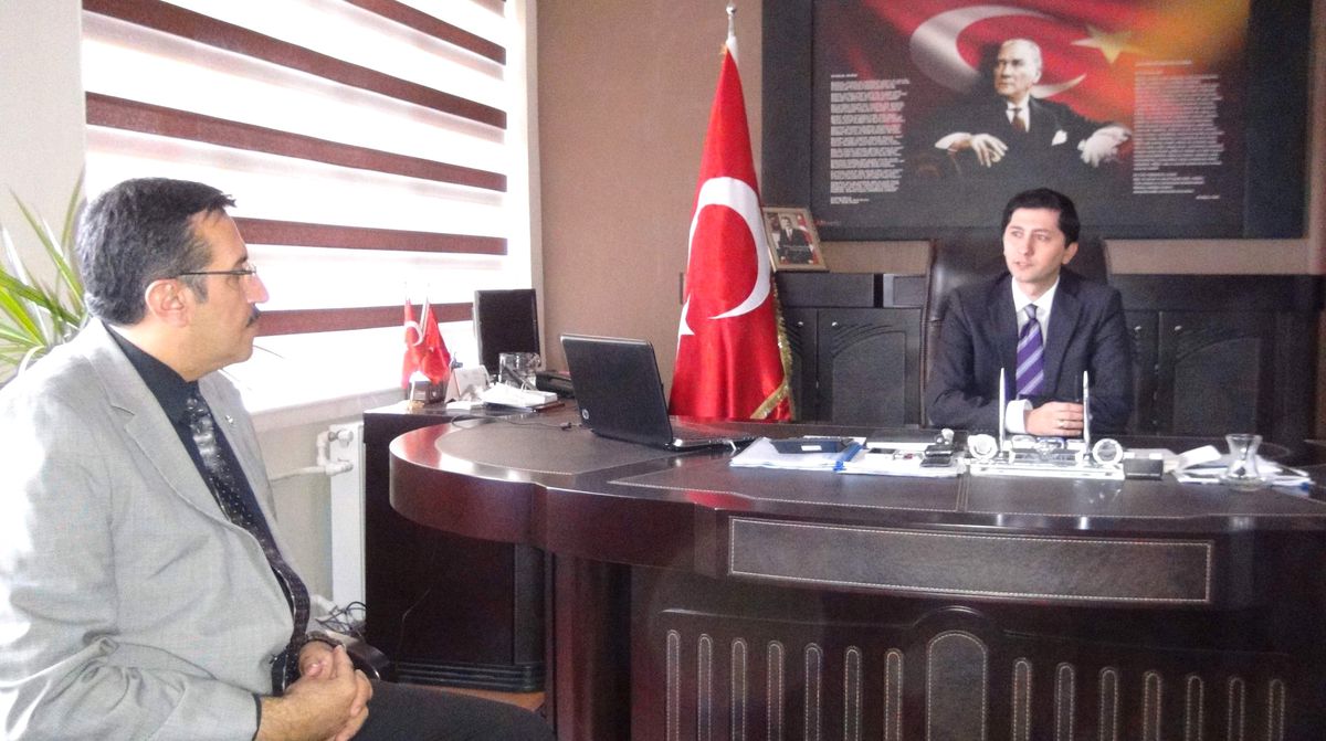 Ak Partili Yöneticilerden Arguvan Kaymakamı Zafer Oktay\'a Ziyaret