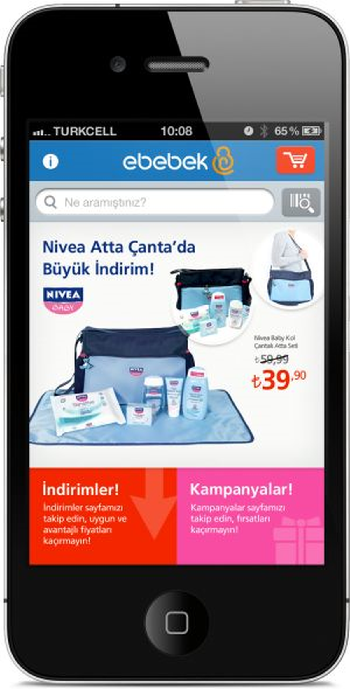 Bebek İhtiyaçları Ebebek\'le Telefona Taşındı
