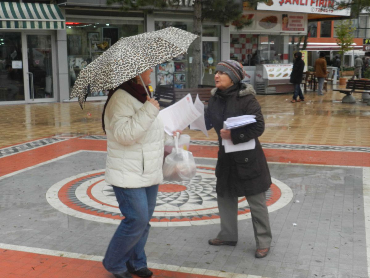 CHP\'liler İH Evrensel Bildirgesi Dağıttı
