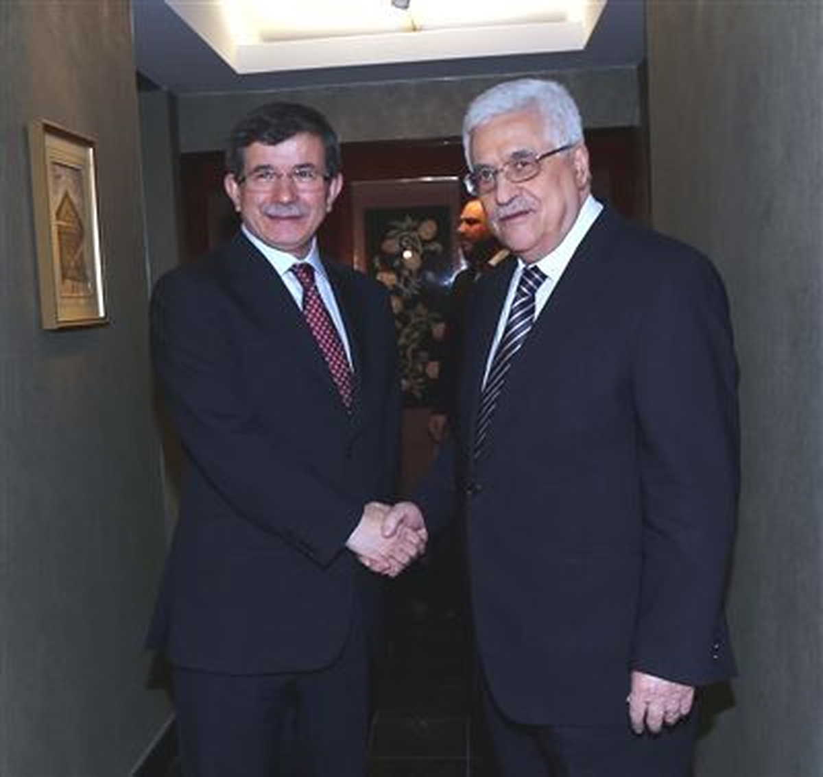 Davutoğlu-Abbas Görüşmesi