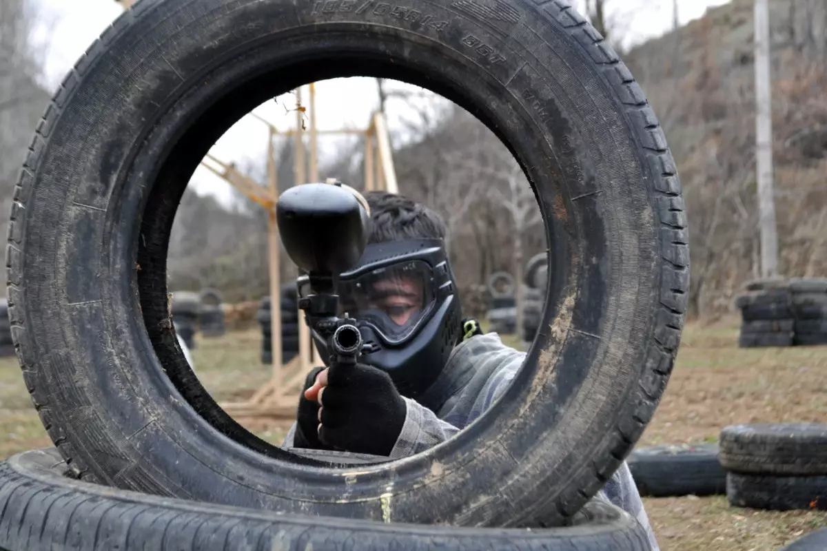 Gümüşhane'de Paintball Heyecanı Başladı