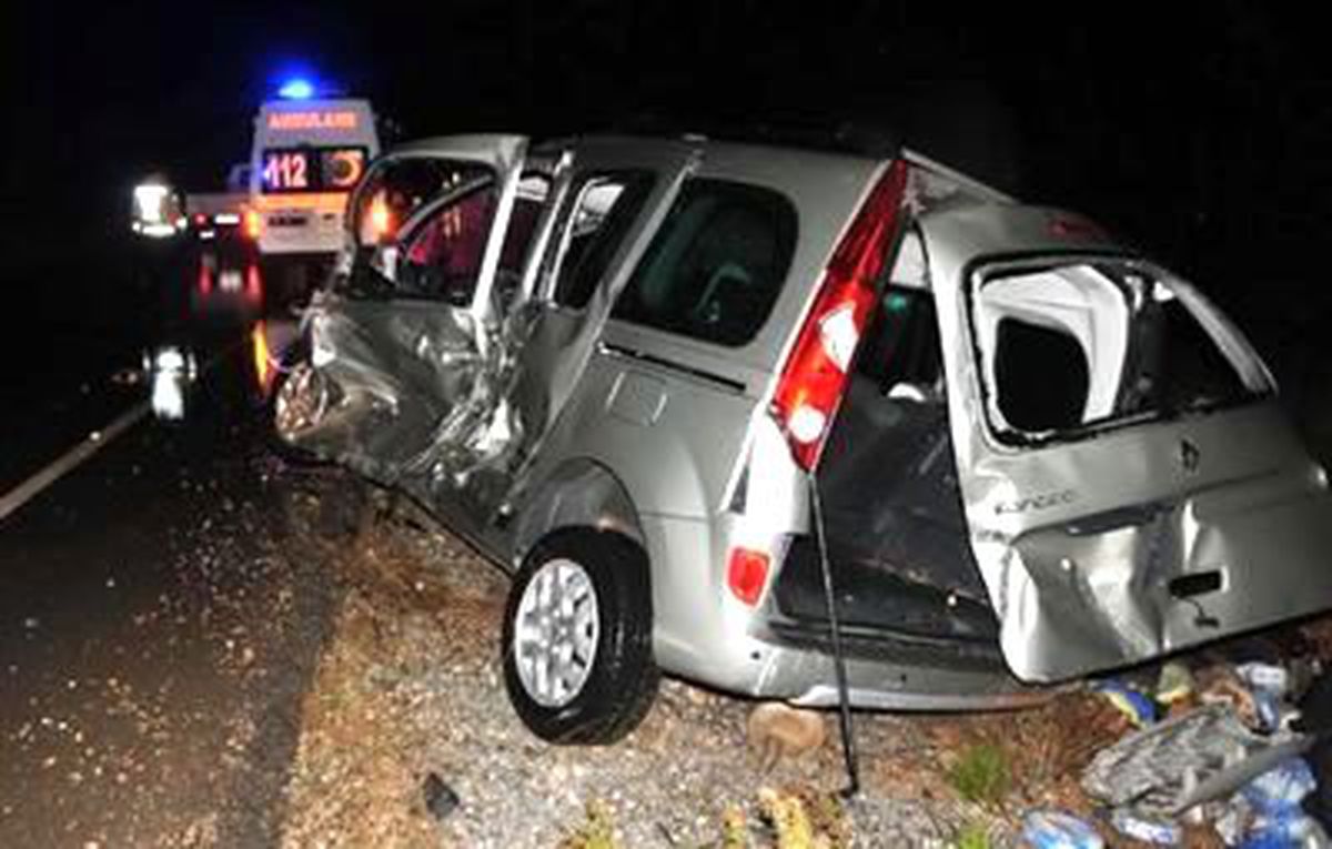 Kayganlaşan Yol, Bodrum\'da Kaza Getirdi