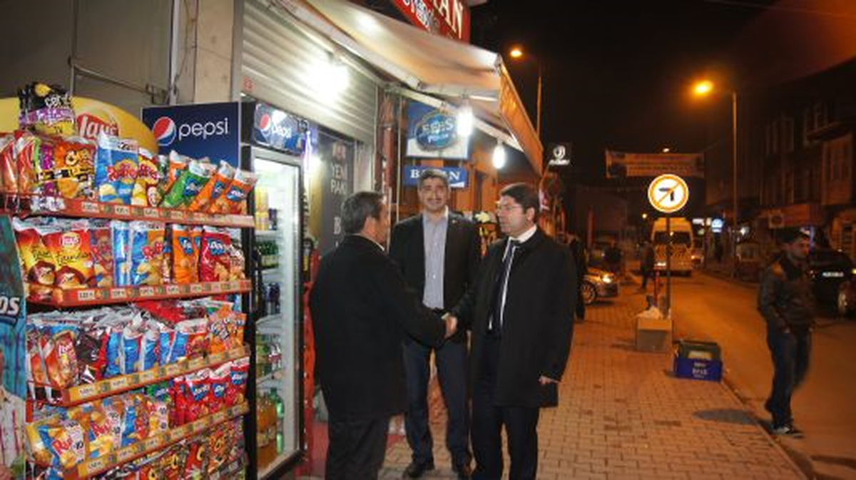 Tunç Bartın Hendekyanı Esnafını Ziyaret Etti