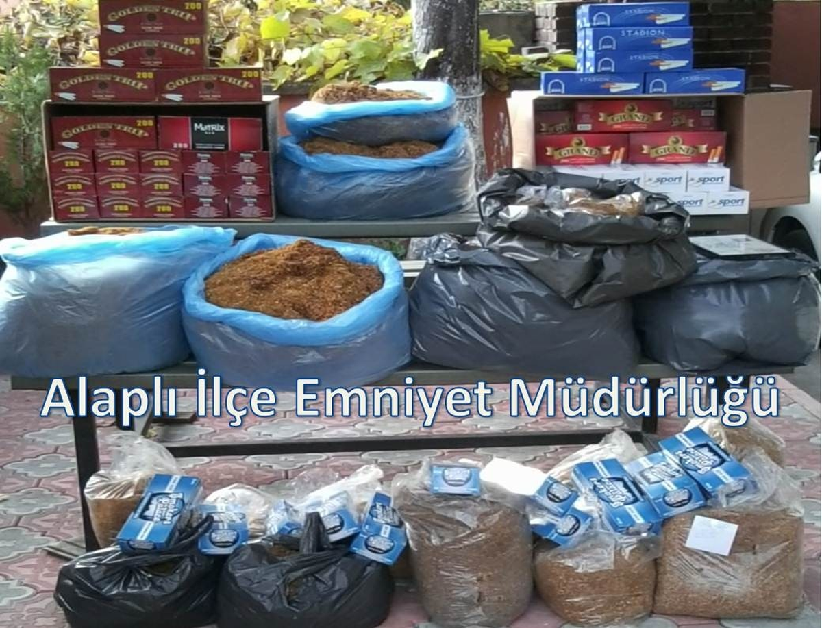 Alaplı Emniyeti\'nden Tütün Operasyonu