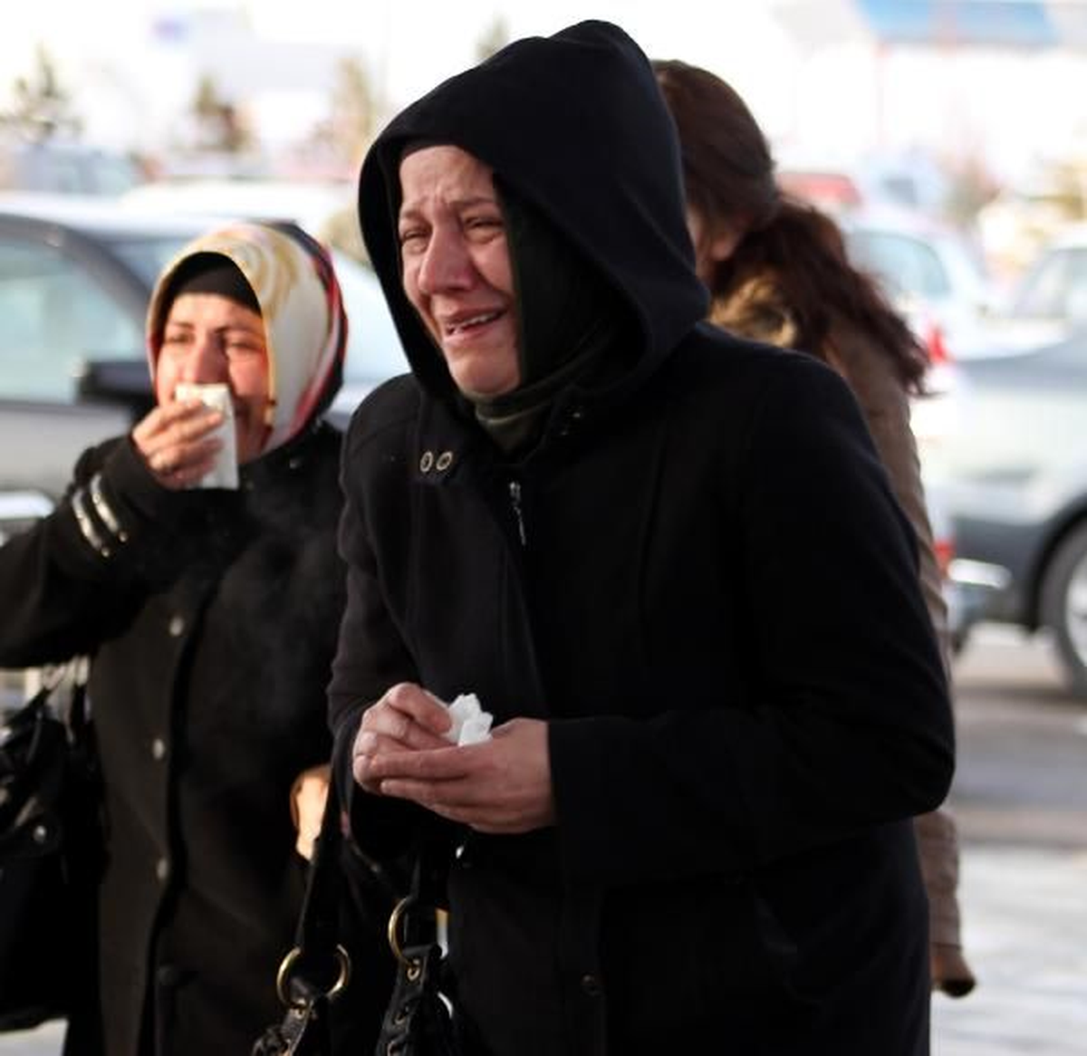 Erzurum1şehit Polise Gözü Yaşlı Karşılama