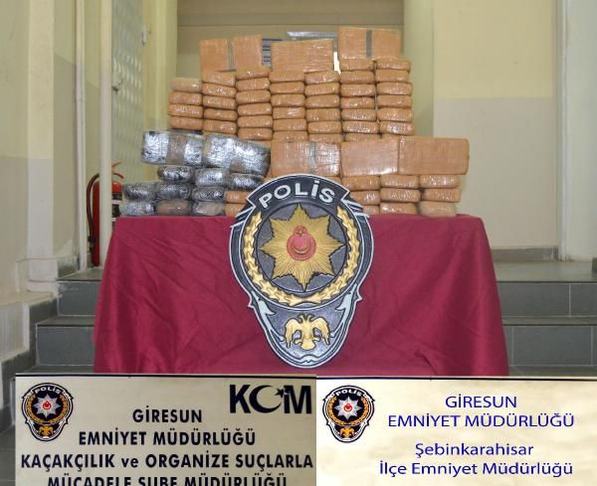 Giresun\'da 61 Kilo 910 Gram Eroin Ele Geçirildi