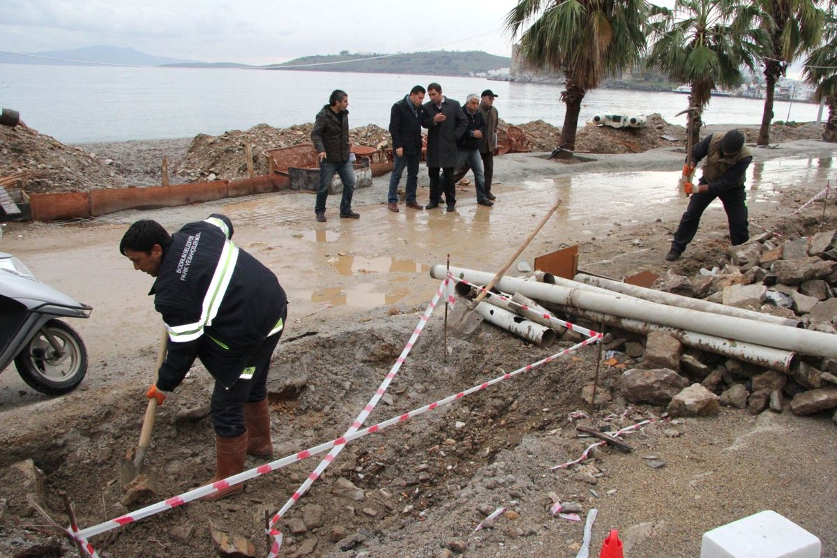 Bodrum\'un Dünyaca Ünlü Kumbahçe Plajı Yenileniyor