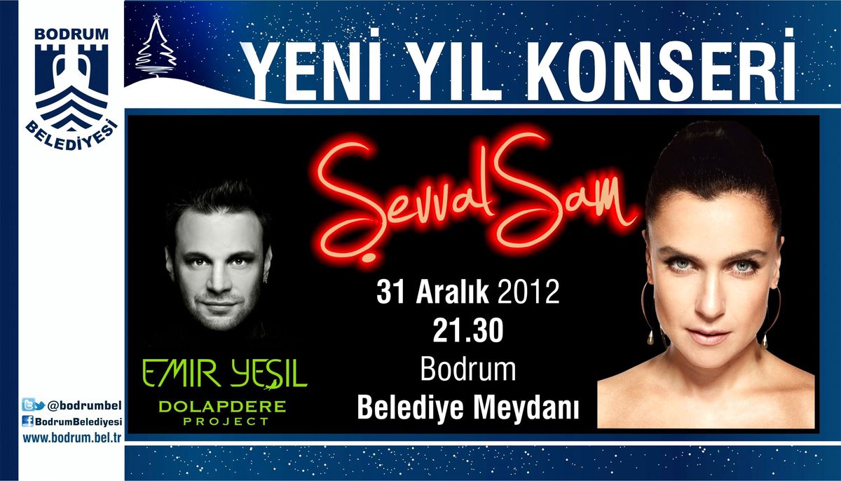 Bodrum Yeni Yıla Şevval Sam\'la Girecek