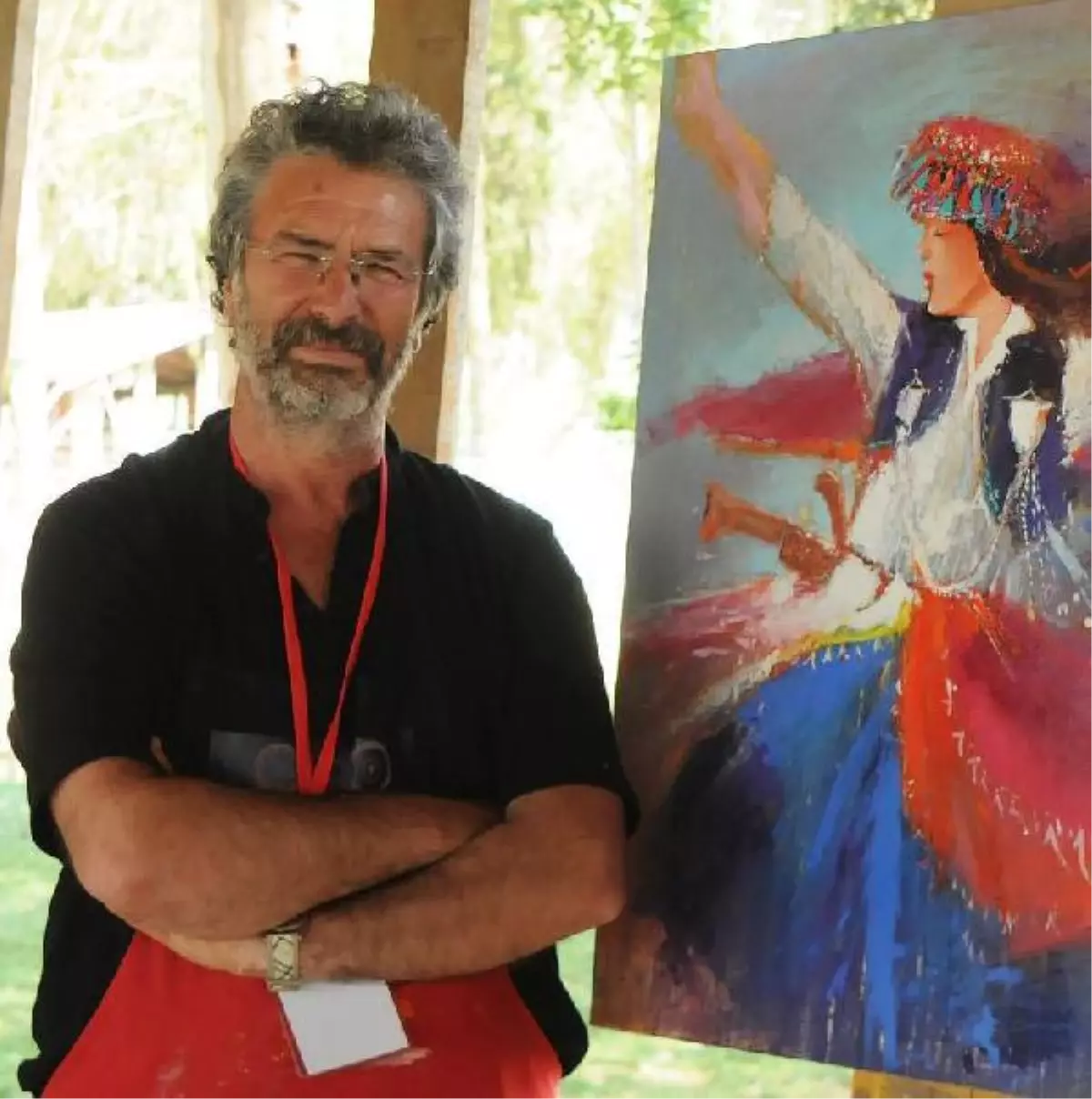 Efe Kıyafetli Tablo Düğün Davetiyesi Oldu