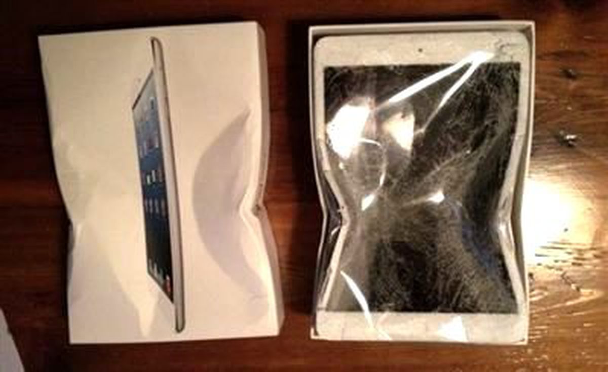 iPad bekledi; "enkaz" geldi!