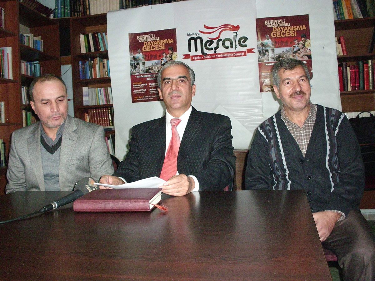 "Suriyeli Kardeşlerimizle Dayanışma Gecesi"Ne Davet