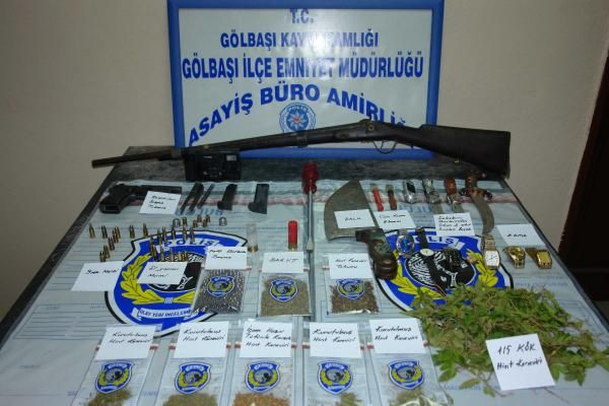 Adıyaman Gölbaşı\'nda Uyuşturucu Operasyonu