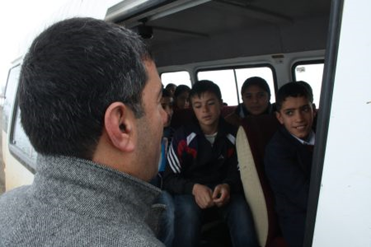 Ağrı\'da Servis Şoförlerine Denetim