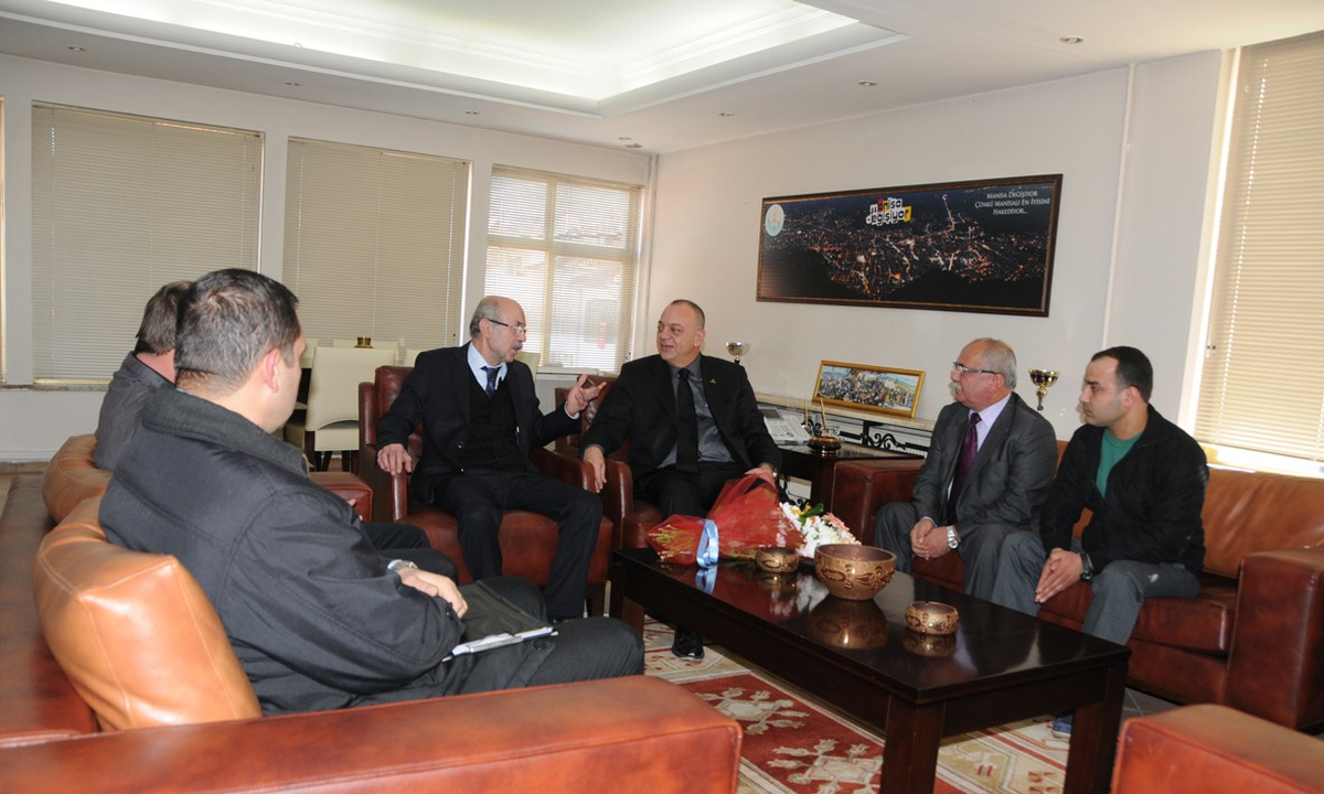 Başkan Ergün Kahveciler Odasını Ağırladı
