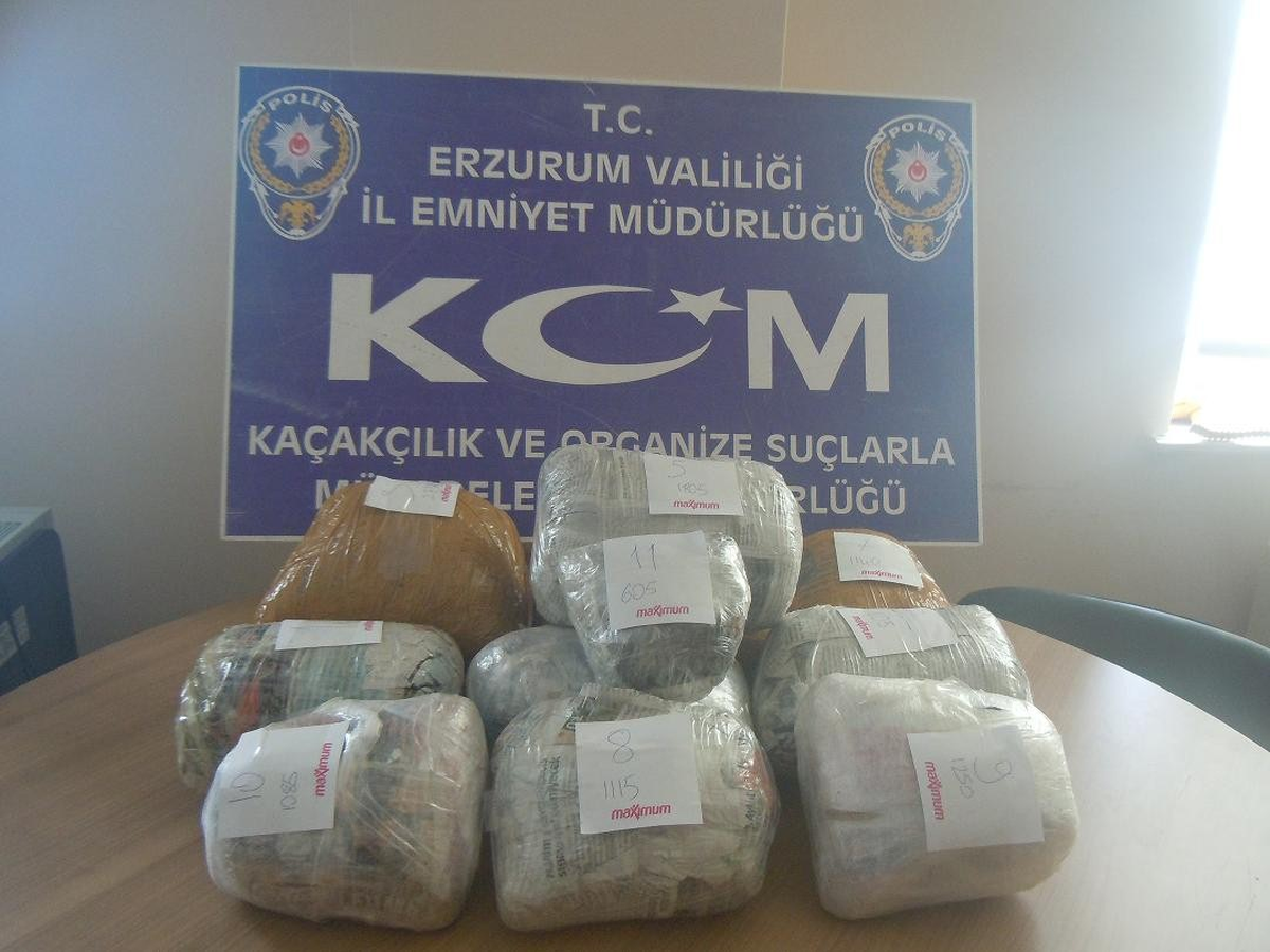 Erzurum\'da Esrar Operasyonu