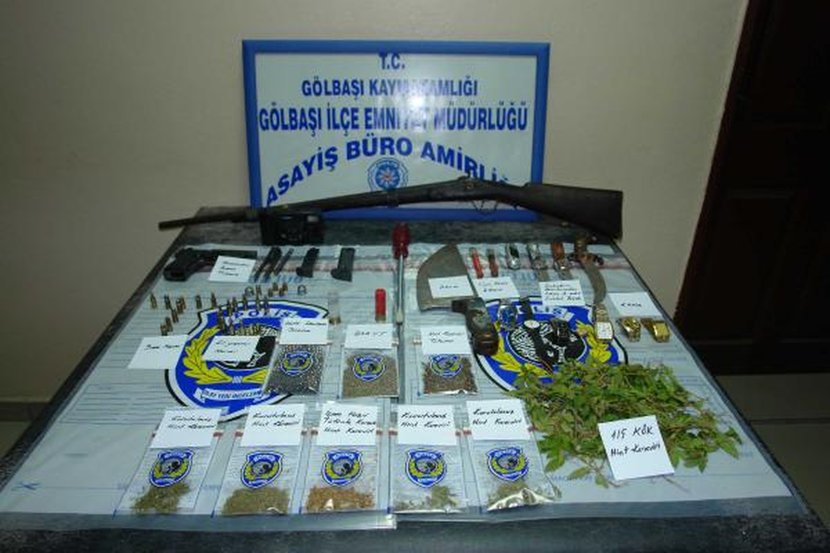 Gölbaşı\'nda Uyuşturucu Operasyonu