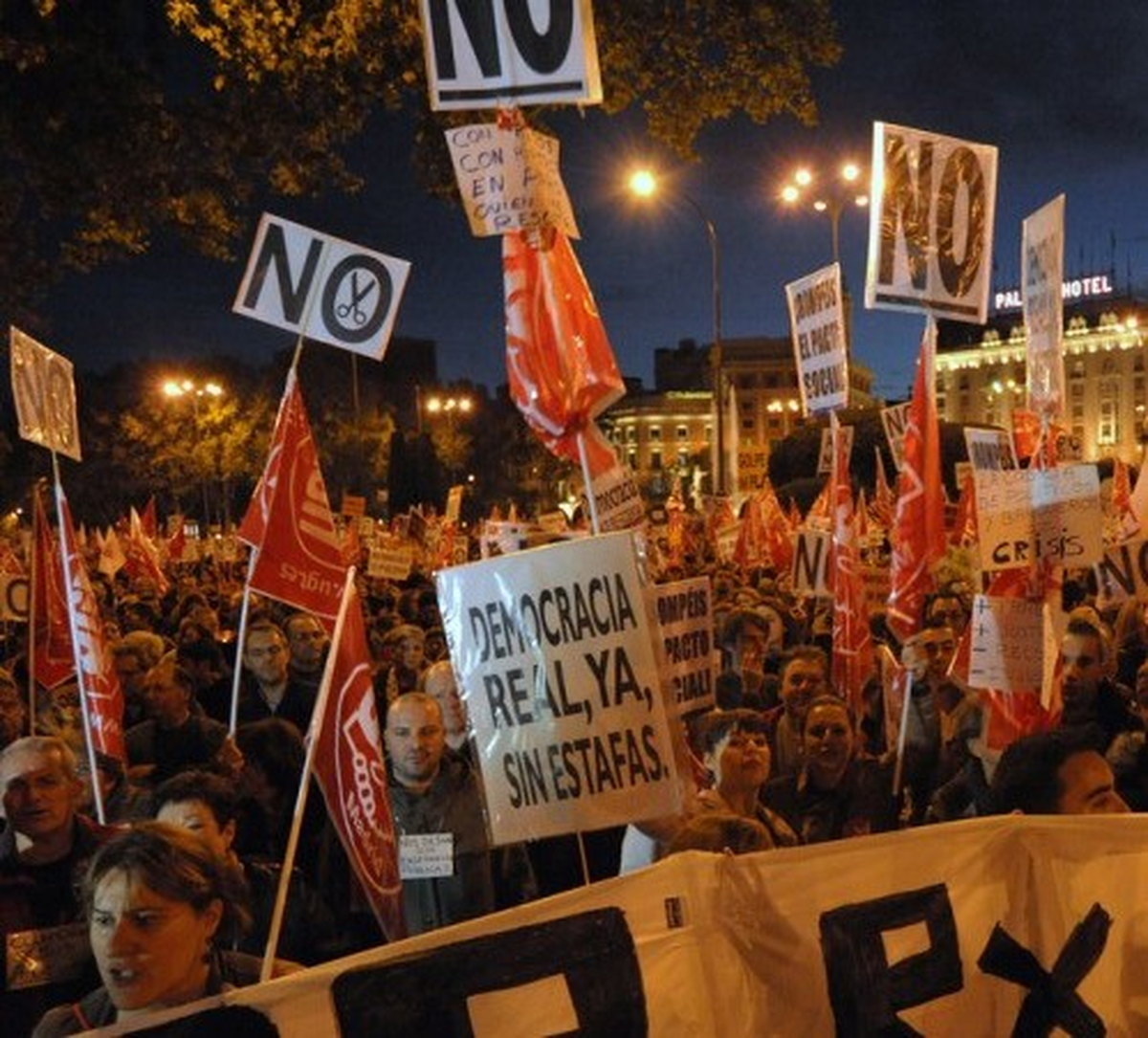İspanya\'nın Eğitim Sistemi Protesto Edildi